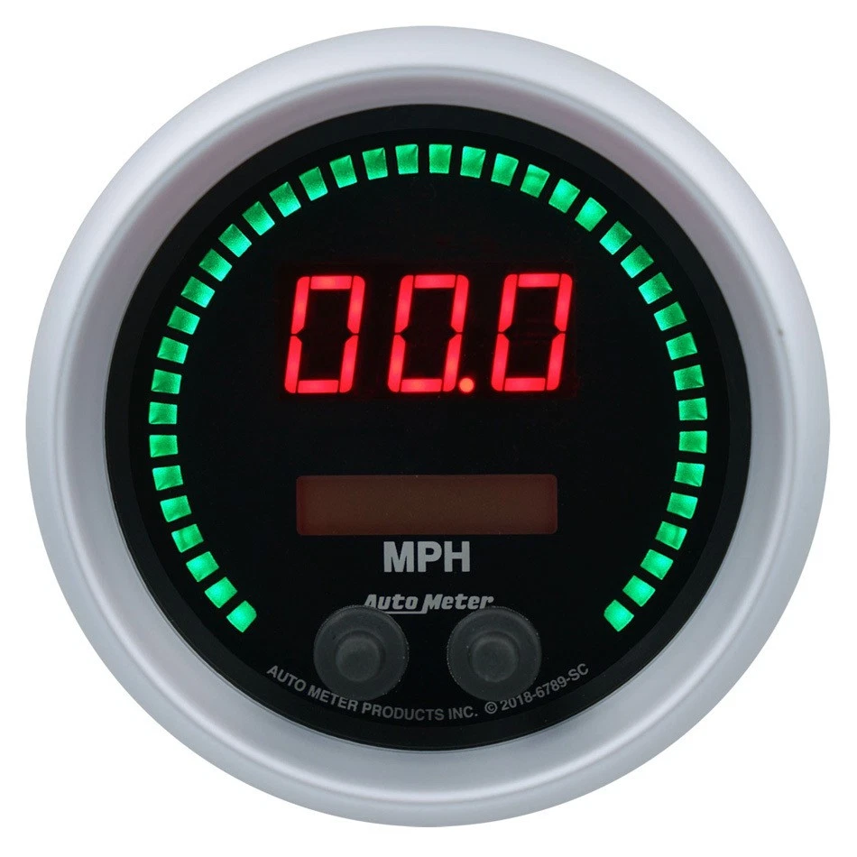 AUTOMETER #6789-SC 3-3/8 Speedometer 260mph Elite Digital SC Series - Image 1 of 1