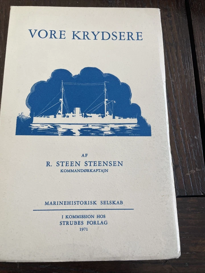 Vore Krydsere by Steensen, Robert Steen - Danish Naval History 1971 PB- - Image 1 of 4