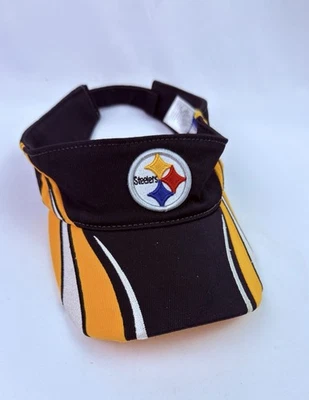 Reebok NFL Pittsburg Steelers Visera Sombrero Correa Prendas para la cabeza Negro Dorado Foto 1 de 4
