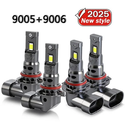 Combo 9005 9006 LED faros haz alto bajo 6000K para Scion tC 2005-2007 Foto 1 de 4