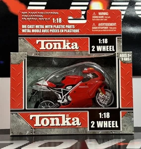 Tonka 2004 Diecast Motorcycle DUCATI 999s Red NEW MINT "2 Wheel Series" - Picture 1 of 7