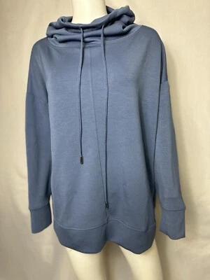 Jones & Co Sweatshirt Top Womens 1X Blue Modal  Gorpcore Streetwear Athletic - Image 1 of 4