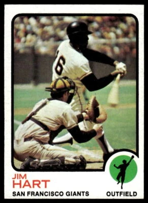 1973 Topps #538 Jim Hart BASEBALL San Francisco Giants - Image 1 of 2