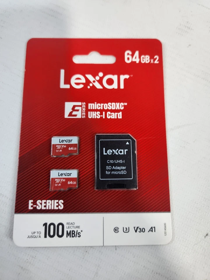 Lexar 64GB Micro SD Card, MicroSDXC UHS-1 Flash Memory Card - Image 1 of 1