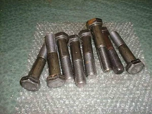 (8) 1"-8 x 5" Hex Hd Bolts Grade 2 (13325 F8) - Picture 1 of 1