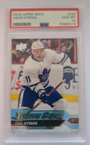2016-17 Upper Deck - Young Guns #222 Zach Hyman (RC) PSA 10 - Picture 1 of 2