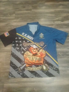U.S. Navy Veteran Popeye The Sailor All Gave Some kurzärmeliges Shirt 2 XL - Bild 1 von 5