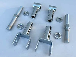 CHROME UPPER ADJUSTABLE TRAILING ARMS G-BODY CADILLAC CAPRICE LINCOLN / lowrider - Picture 1 of 4