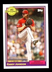 Juego de 2 Randy Johnson #12 Diamondbacks Topps 582 2022 Topps - Imagen 1 de 2