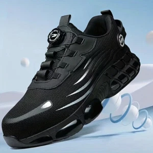 Indestructible Mens Safety Boots Work Shoes Steel Toe Shoes Breathable Sneakers - Picture 1 of 24