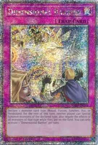 Dimensional Barrier - RA01-EN072 - Quarter Century Secret Rare - Yugioh - Foto 1 di 1