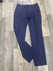 mens NEXT tailoring size 32 L W32 L33 royal blue formal straight leg trousers
