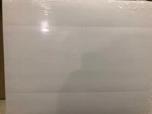 100 STANDARD 10.4MM CD CASE FRONT INSERTS , 2UP, MATTE WHITE, 20222C - Picture 1 of 2
