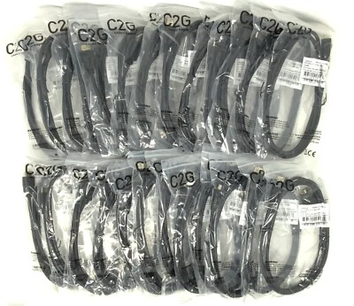 LOTE DE 25 - CABLE DE VIDEO DIGITAL HDMI A DVI-D DORADO C2G LEGRAND 42516 2M (6,6 PIES) Foto 1 de 3