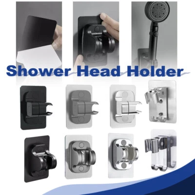 Selbstklebend Halterung Verstellbar Duschkopfhalter Wandbrausehalter Ohne Bohren - Bild 1 von 4