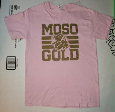 Missouri Southern University Gold Lions Adulto Mediana Camiseta Rosa Foto 1 de 4