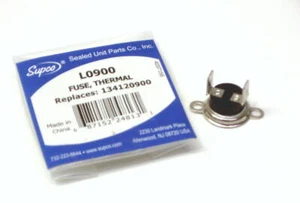 Supco L0900 Dryer Thermal Fuse Replaces Electrolux 134120900 - Picture 1 of 3