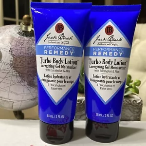 Lot of 2 Jack Black Performance Remedy Turbo Body Lotion 88 ml / 3 fl oz. - New! - Picture 1 of 2
