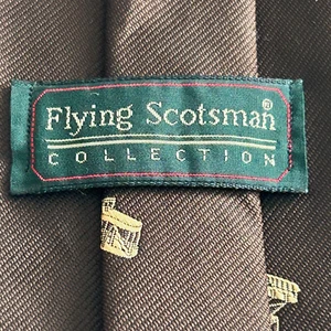 Cravatta modello aereo marrone collezione Flying Scotsman - Foto 1 di 3