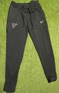 Nike Atlanta Falcons Sweatpants Mens Medium Black Therma-Fit Joggers - Picture 1 of 7