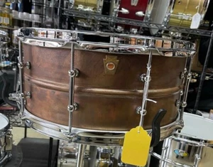 LUDWIG USA LC663T 6,5" x 14" RAW Kupfer-Phonic Tube Lug SNARE AUTORISIERTER HÄNDLER - Bild 1 von 7