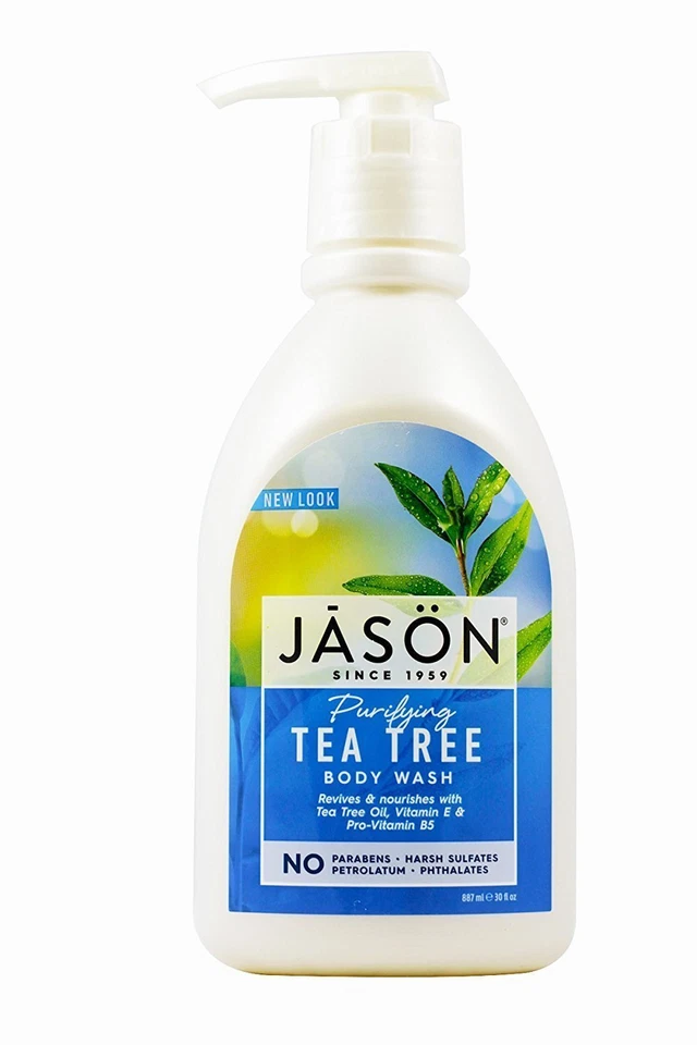 Frontier Jason Natural Cosmetics Tea Tree Satin Shower Body Washes 30 fl. oz. 215592