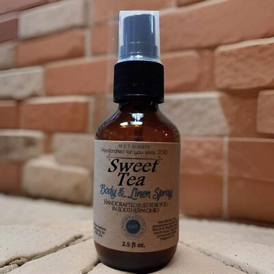 Sweet Tea Body Spray 2.5oz – Lemon, Honey & Cardamom Summer Scent - Image 1 of 4