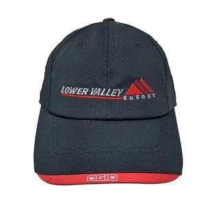 Lower Valley Energy Slideback Hat Black One Size Adjustable Embroidered Ogio - Picture 1 of 8