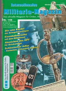 INTERNATIONALES MILITARIA - MAGAZIN N°146 SCHLESISCHE BEWAHRUNGSADZEICHEN 2 - Imagen 1 de 2