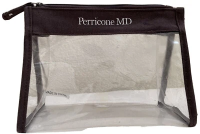 Bolsa de cosméticos transparente Perricone MD nueva sin etiquetas Foto 1 de 4