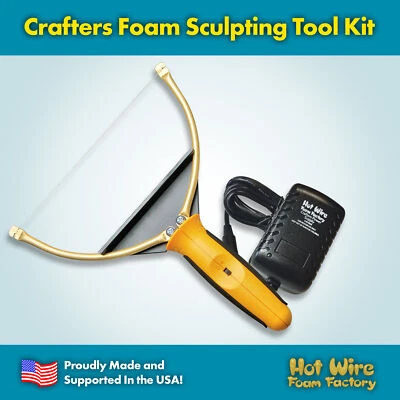 Hot Wire Foam Factory Sculpting Tool Styrofoam, EPS, XPS, & Polystyrene Cutter - Image 1 of 4