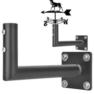 WEATHER VANE BRACKET OUTDOOR MOUNT ANTENNA MOUNTING TELEVISION ROOF POLE VANES - Picture 1 of 7
