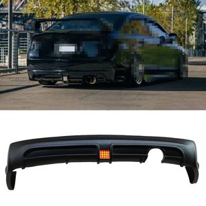 Frente 4PCS Universal Auto De Choque De Labios Body Kit Aler/ón Divisor Fit For Mazda 3 6 CX3 CX5 CX4 MX5 RX8 Fit For BMW Parachoques Negro