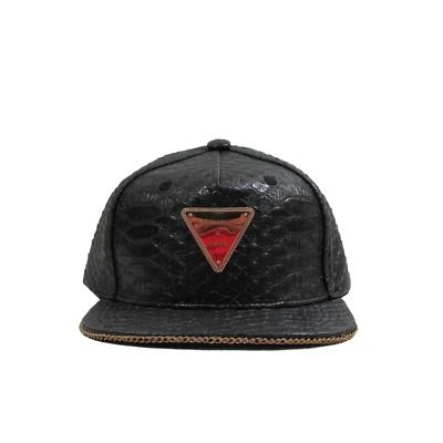 Hater Hardware LDN X Cuero Genuino Correa Sombrero Cadena Dorada Foto 1 de 4