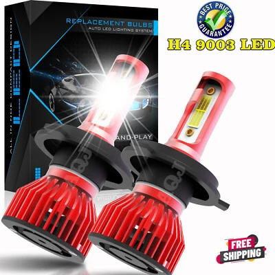 9003/H4 LED Headlight Hi-Low Bulbs CSP For Mitsubishi Mirage Hatchback 2014-2021 Foto 1 de 4