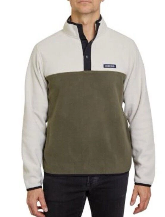 ¡¡NUEVO!! Jersey polar polar de lana Lands' End de manga larga con cierre de botones para hombre #323 Foto 1 de 1