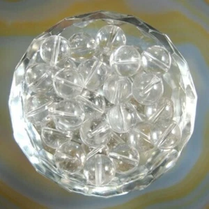 Großhandel 45 Stck. Posten Weiß Glas Rund Zwischenring Lose Perlen 8 mm Zum Selbermachen Schmuck Herstellung - Bild 1 von 6