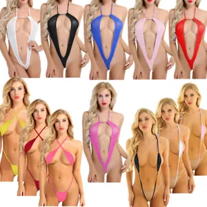 Costume da bagno donna Teddy mini bikini micro perizoma perizoma perizoma lingerie intimo - Foto 1 di 117
