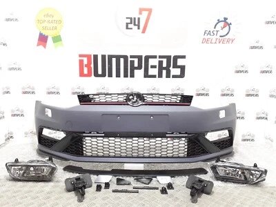 247 BUMPERS VOLKSWAGEN POLO GTI MK7 6C 2009-2017 FRONT BUMPER COMPLETE GRILL + TRIMS FOGS