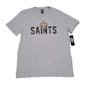 New Official NFL New Orleans Saints T-shirt Men's L Football Team Tee Apparel - Picture 1 of 4