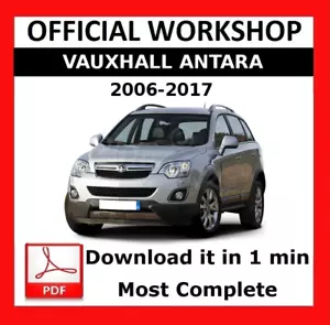 TALLER OFICIAL Servicio Manual Reparación Vauxhall Antara 2006 - 2017 - Imagen 1 de 6