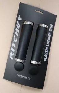 Ritchey Impugnature Classiche Bloccaggio Sintetico in Pelle MTB Star Series Manubrio Nero - Foto 1 di 2