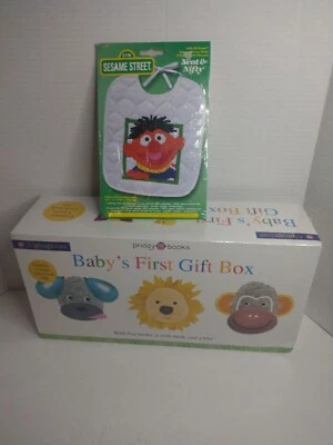 Neat & Nifty Sesame Street #68-58 ERNIE Stamped Cross Stitch Baby Bib/Alphaprint - Image 1 of 4