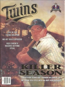 1994 Minnesota Twins vs Milwaukee Brewers Program: Harmon Killebrew MVP Cover - Picture 1 of 1