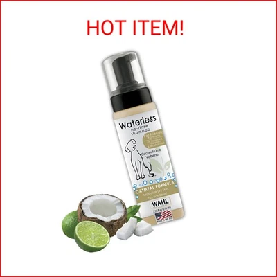 Wahl USA Pet Friendly Waterless No Rinse Shampoo for Animals – Oatmeal & Coconut - Image 1 of 2