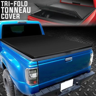 PARA FORD RANGER FLARESIDE 93-04 PLATAFORMA DE 6 FT TRIPLE TECHO BLANDO MALETERO CUBIERTA TONEL Foto 1 de 4