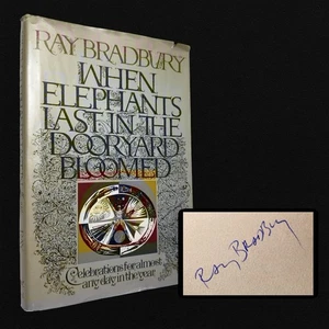 SIGNED ~ Ray Bradbury 1st Ed POEMS When Elephants Last In The Dooryard Bloomed - Picture 1 of 24