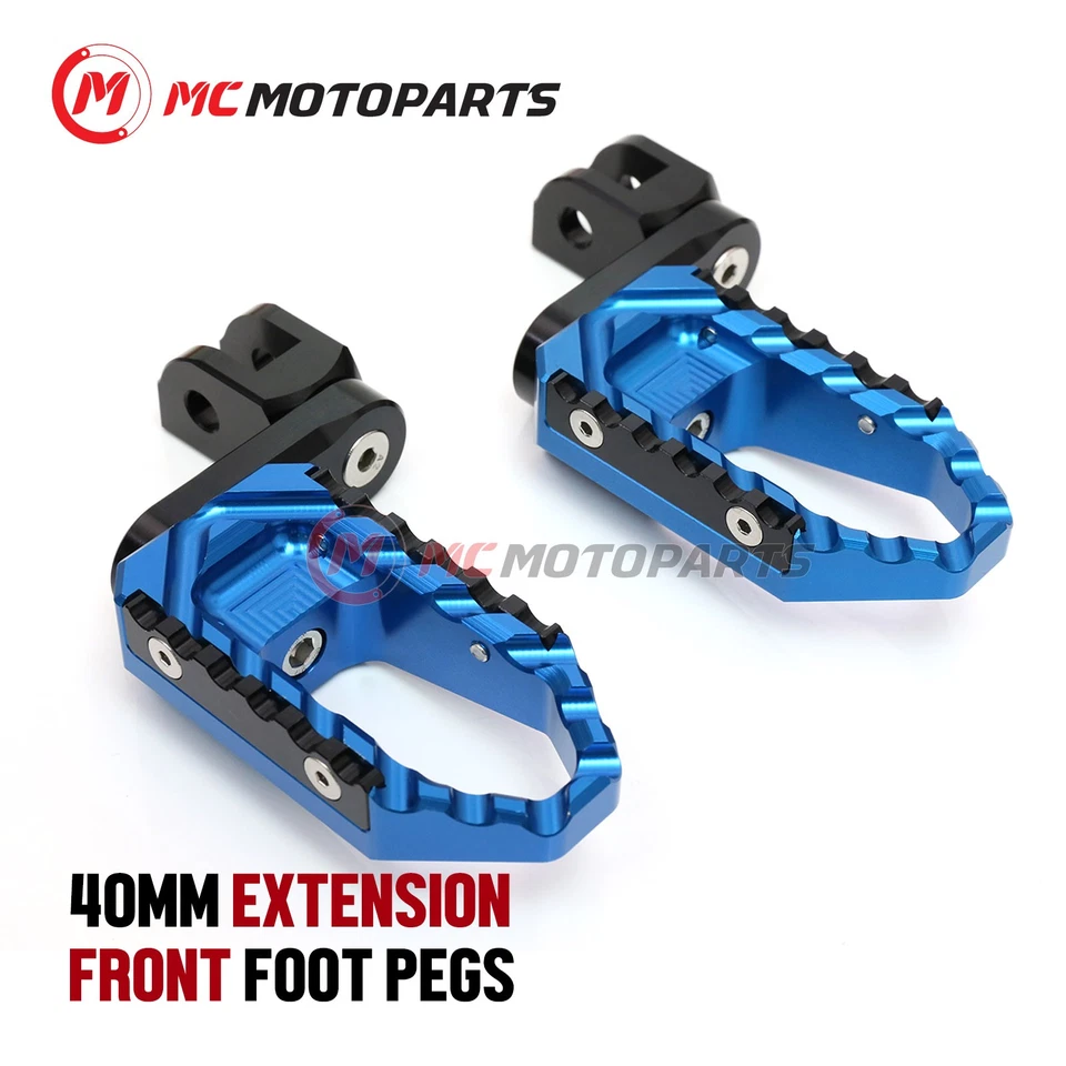 Para Aprilia Tuono V4 R APRC 2012-2017 1,5 pulgadas estriberas delanteras anchas Touring Foto 1 de 4