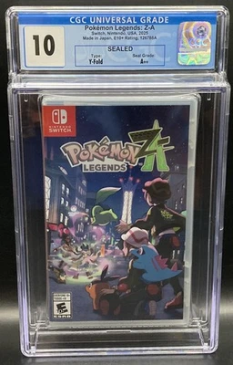 Pokemon Legends: Z-A CGC 10 A++ Perfect Graded Switch Factory Sealed 1st Print - Image 1 of 4