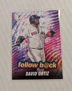 2023 Topps Big Papi Social Media Follow Back David Ortiz Red Sox.  SSP!!  - Bild 1 von 2